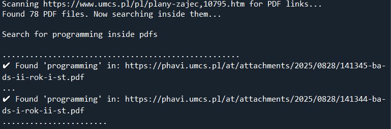 Scrape a Website and Search Inside PDFs with Python