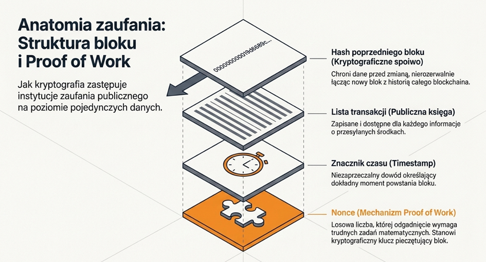 Mechanizm Proof of Work w Blockchain